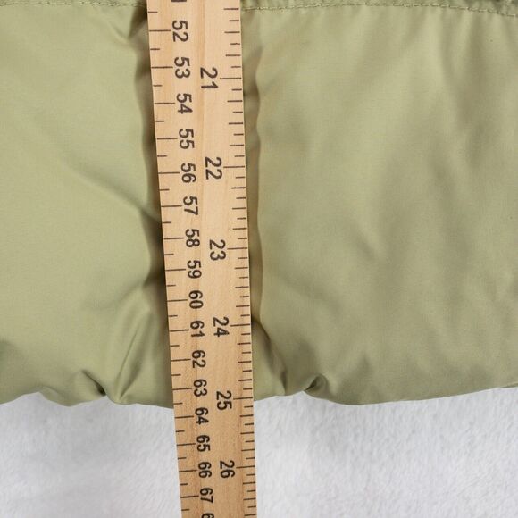 Eddie Bauer Vest Womens LP Puffer Premium Goose Down Olive Green Jacket - Picture 7 of 10